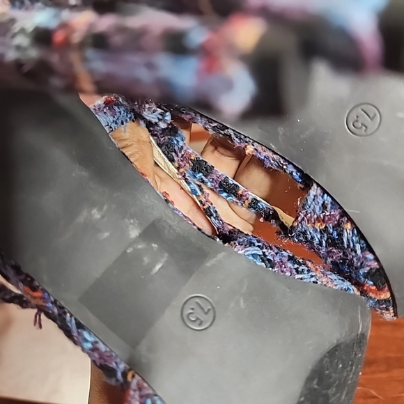 Venus Womens Multi Colored  Closed Toe Pointed Shoes Size 7.5 - Picture 5 of 10